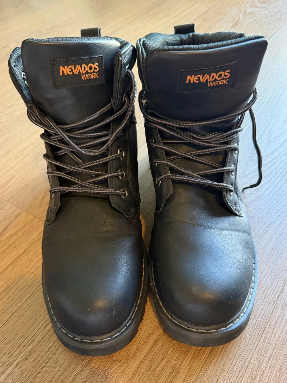 Nevados Work Crossbrace ST Men’s Size 13M Black Safety Toe Work Boots
